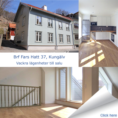 Brf Fars Hatt 37, Kungälv - Vackra lägenheter till salu